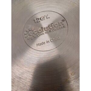12 QUART ECOLUTION STAINLESS STEEL DUAL HANDLES VERY CLEAN